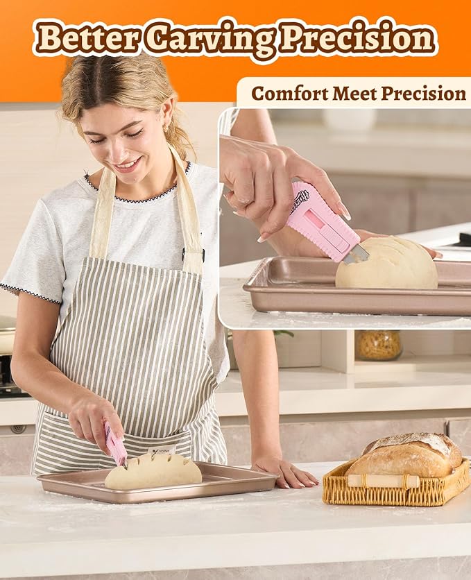 Bread Lame Sourdough Bread Baking Supplies Bread Cutter, Extractable & Magnetic - Image 7
