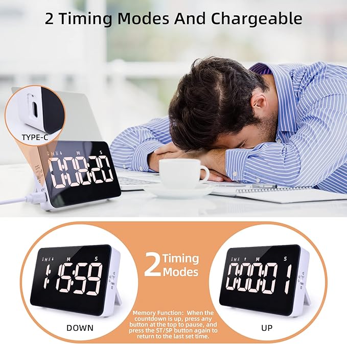 Rechargeable Digital Kitchen Timer - Image 2