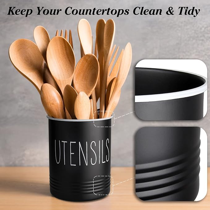 Kitchen Utensil Holder, 6.7" Utensil Holder - Image 4