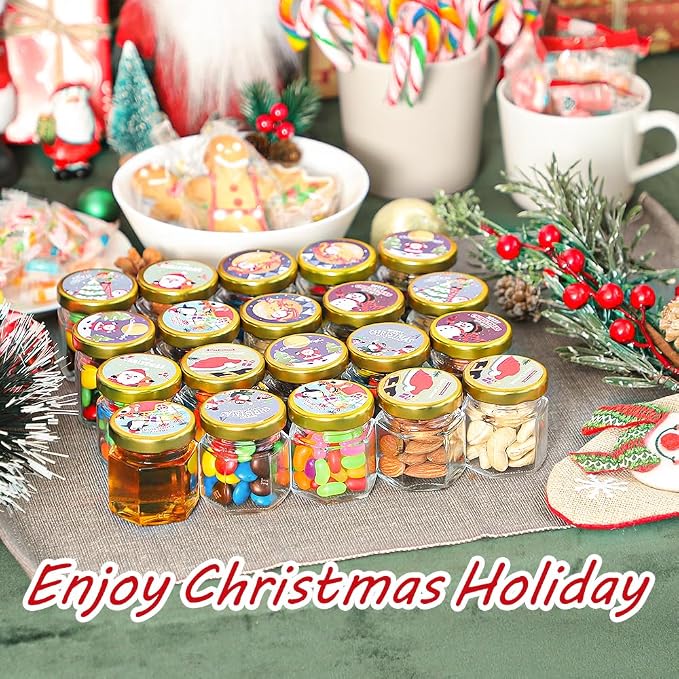 Syntic 60 Pcs Small Glass Containers - Image 4