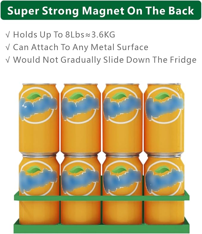Magnetic Spice Rack For Refrigerator Magnetic Fridge Shelf For Kitchen Spice - Image 3