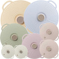 GUANCI Silicone Lids for Bowl 8 Pack, Microwave Splatter Cover by GUANCI