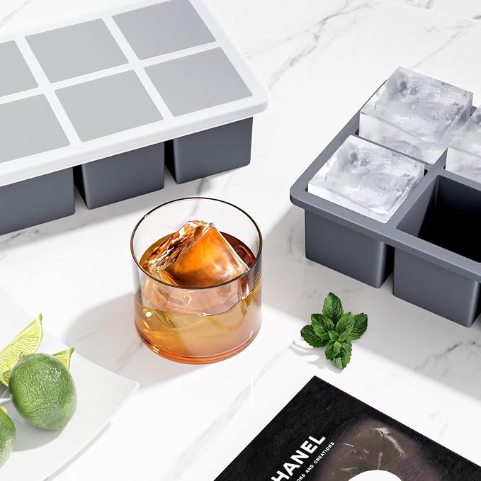 Large Ice Cube Tray for Whiskey: FDDBI Big Square Ice Cube Maker for Cocktail - Image 2