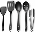 Silicone Cooking Utensils Set, Heat Resistant and large Non Stick Spatulas & by XiaoZuHomeKitchen