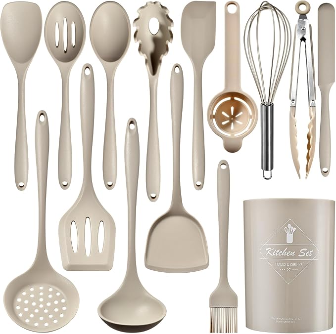 Silicone Kitchen Utensils Set by Unknown