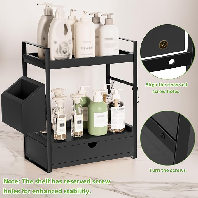 2-Tier Bathroom Counter Organizer - Image 4