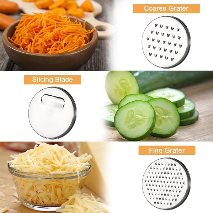 GreatChef Mixing Bowls Stainless Steel Set of 9-1.5, 5QT Bowl and Graters - Image 5