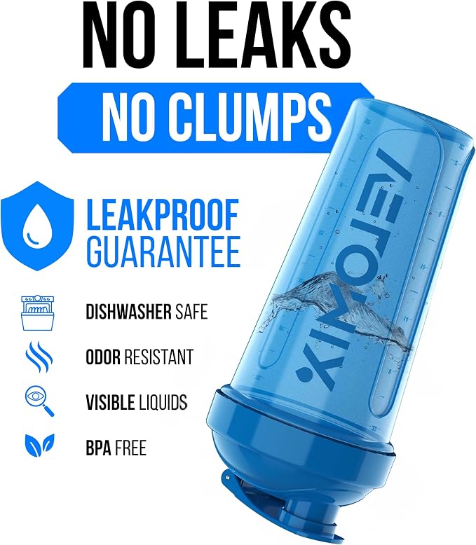 VELOMIX -2 Pack- 28 oz Protein Shaker Bottles - Image 3
