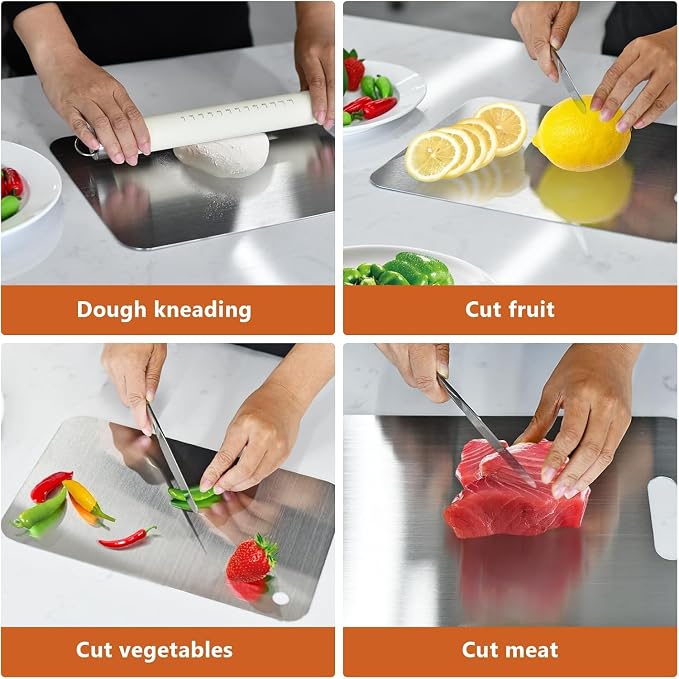 3pcs Stainless Steel Cutting Board Cutting Boards - Image 6