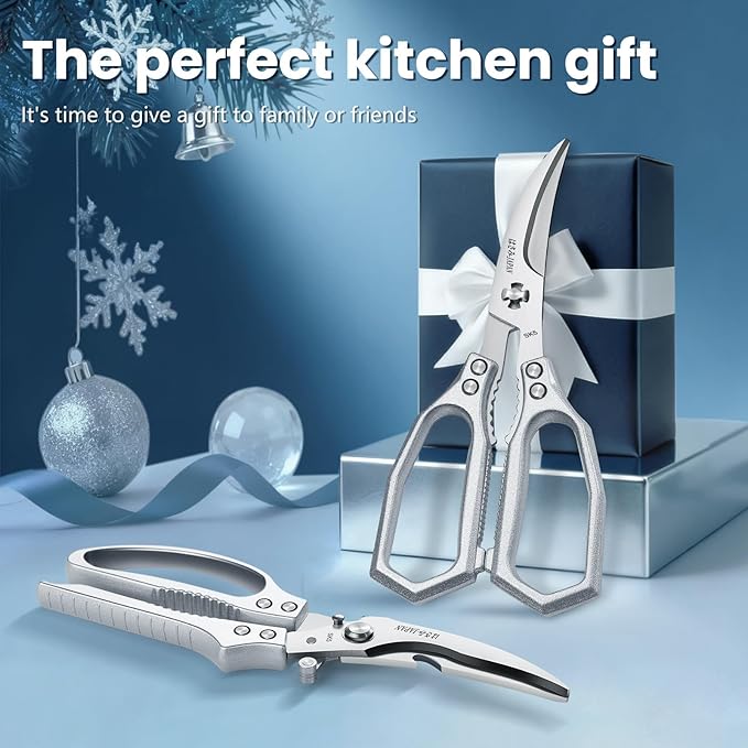 HUUSK Silver Kitchen Scissors Set - Image 6