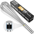 Walfos Whisk, 17in Large Whisks, Heavy Duty Stainless Steel Wire Whisk Ideal by Walfos