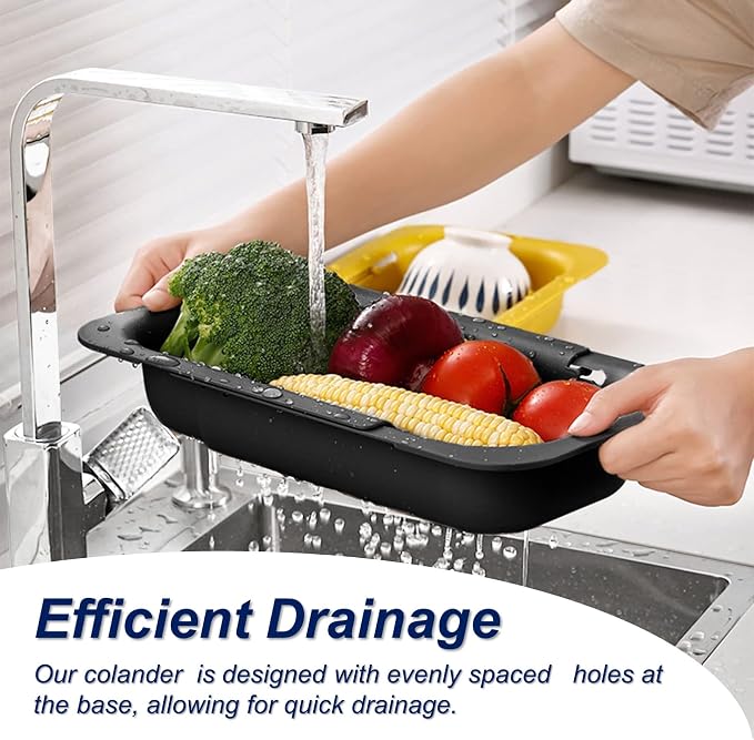 Extendable Sink Colander Strainer Basket - Image 4