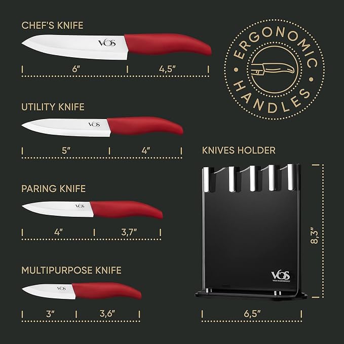 Vos Ceramic Knife Set, Ceramic Knives Set - Image 6