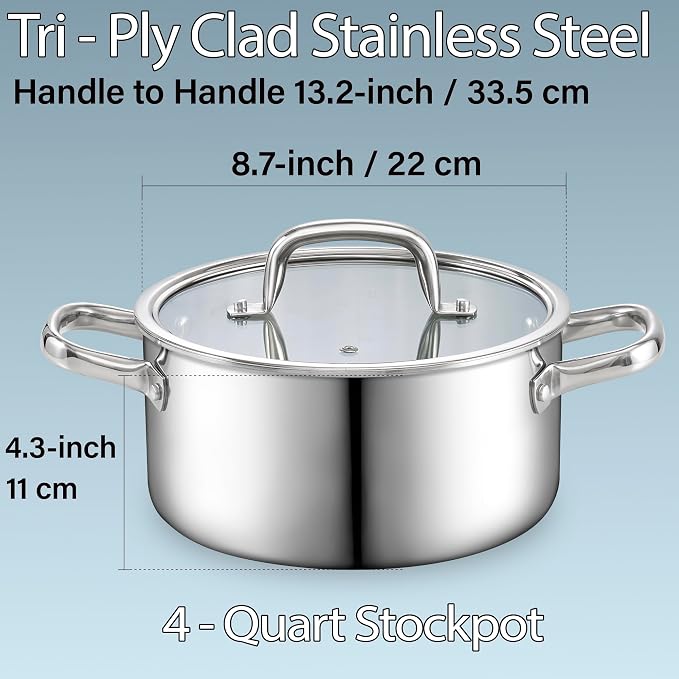 Cook N Home Stainless Steel Stockpot - Image 8