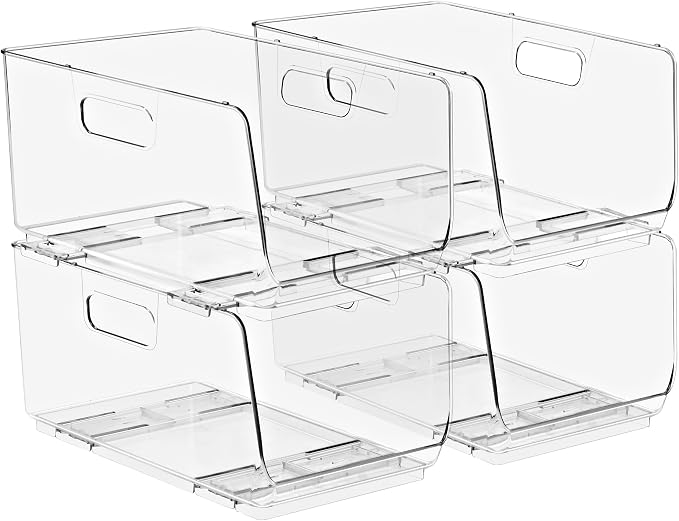 Sorbus Stackable Storage Bins Open Front by Sorbus