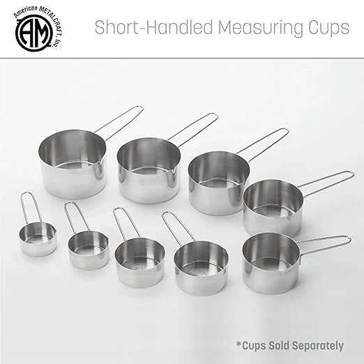 American METALCRAFT, Inc. 1/3 Stainless Steel Measuring Cup - Image 6
