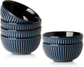 Hasense Porcelain Cereal Bowls Set 24 Oz by Hasense