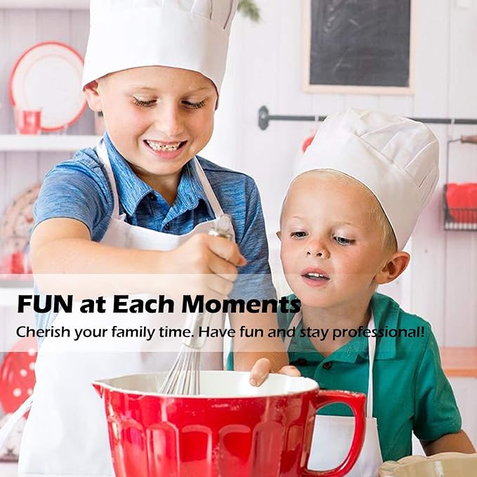 Novelty Place Kid's Apron with Chef Hat Set - Image 4