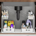 Ceetug Under Sink Organizers and Storage 2 Tier Slide Out Kitchen Cabinet by ceetug