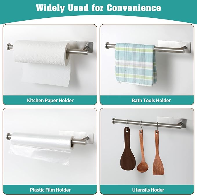 theaoo Under Cabinet Paper Towel Holder - Image 5