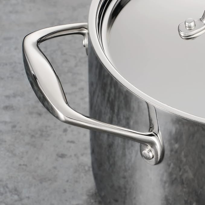 Tramontina Signature Tri-Ply Clad Stainless Steel 3-Quart Braiser Pan - Image 4
