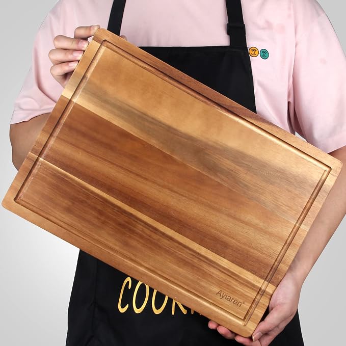 Solid Acacia Wood Cutting Boards - Image 5