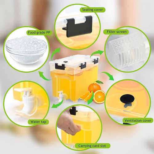 1.5 Gallon Drink Dispenser For Fridge, Beverage Dispenser - Image 2