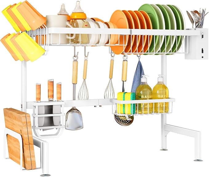 SNTD Over The Sink Dish Drying Rack - Image 9