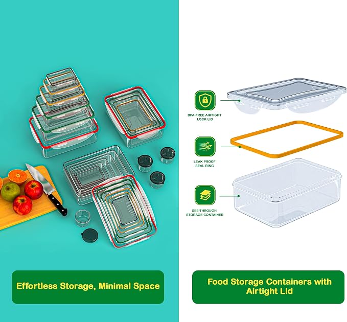 40 Pcs Food Storage Containers - Image 6