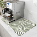 AMOAMI Coffee Mat Hide Stain Rubber Backed Absorbent Dish Drying Mat by AMOAMI