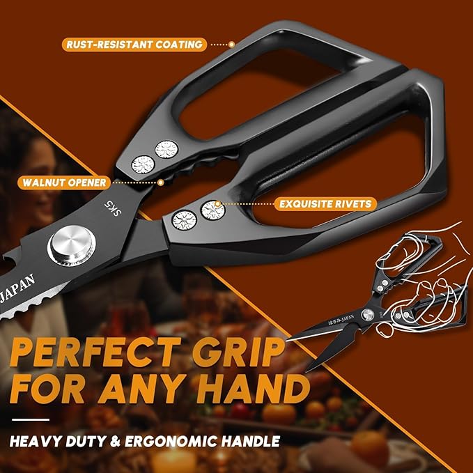 HUUSK Kitchen Scissors Set Upgraded - Image 4