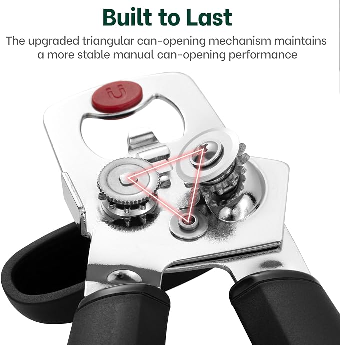 Beneno Can Opener, Heavy Duty Manual Can Opener - Image 3