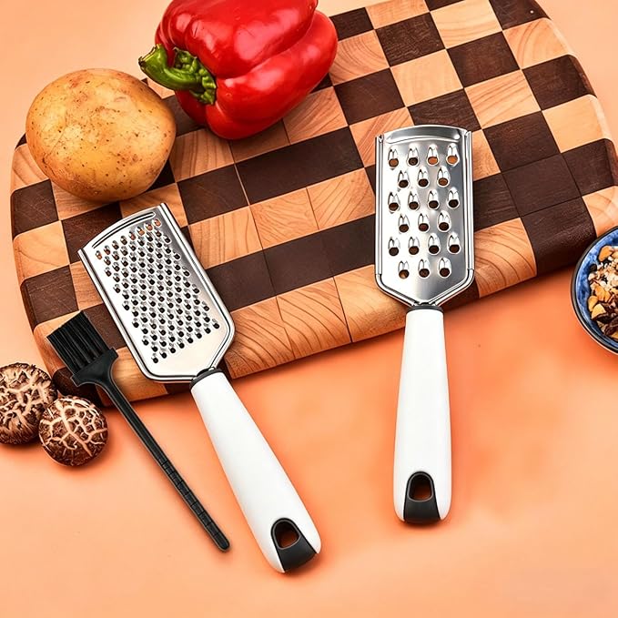Zester Grater Set of 2, Kitchen Grater Zester Tool - Image 5