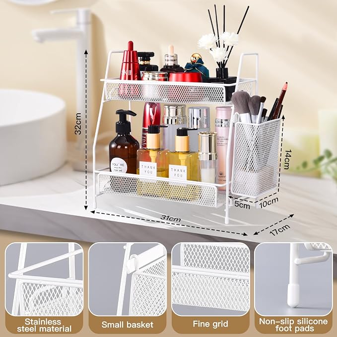LEMIKKLE Countertop organizer for bathroom counter, bathroom organizers and - Image 3