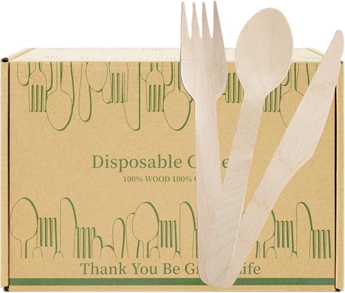 Wooden Utensils Set by Unknown