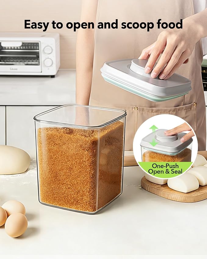 Ankou Food Storage Container Sets, 2.8 Qt *2+ 4.2 Qt *4 Airtight Canisters - Image 2