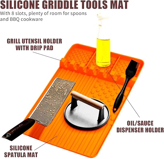 2 PCS Silicone Grill Mat Compatible - Image 4