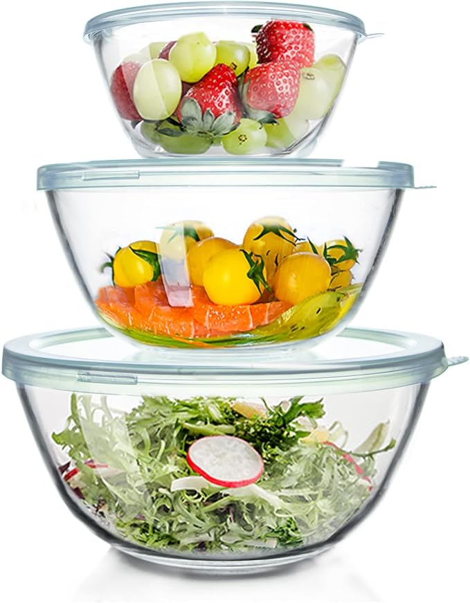 WhiteRhino Glass Mixing Bowls Glass Bowls by WhiteRhino