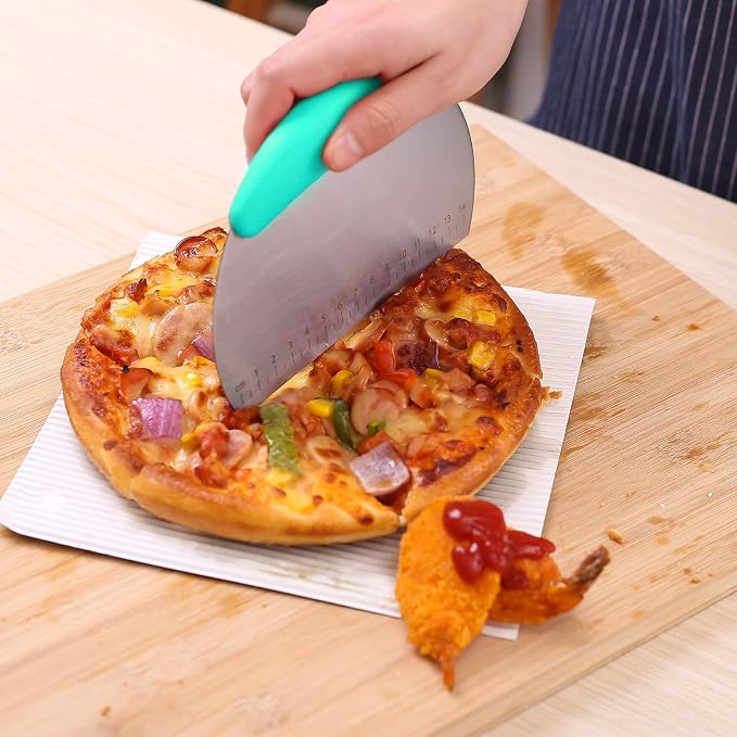 1 pcs Dough Pastry Scraper Chopper/Stainless Steel Dough Scraper Cutter - Image 5