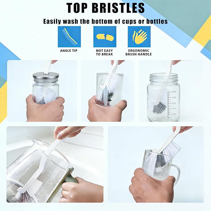 Crevice Cleaning Brush Set – Hard Bristle Gap Cleaning Tool - Image 8