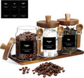 Suclain 3 Pcs Glass Coffee Container by Suclain