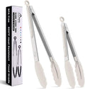 HOTEC Premium Stainless Steel Locking Kitchen Tongs by Hotec