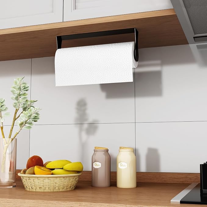 Paper Towel Holder Under Cabinet, Stainless Steel, Wall Mount - Image 7