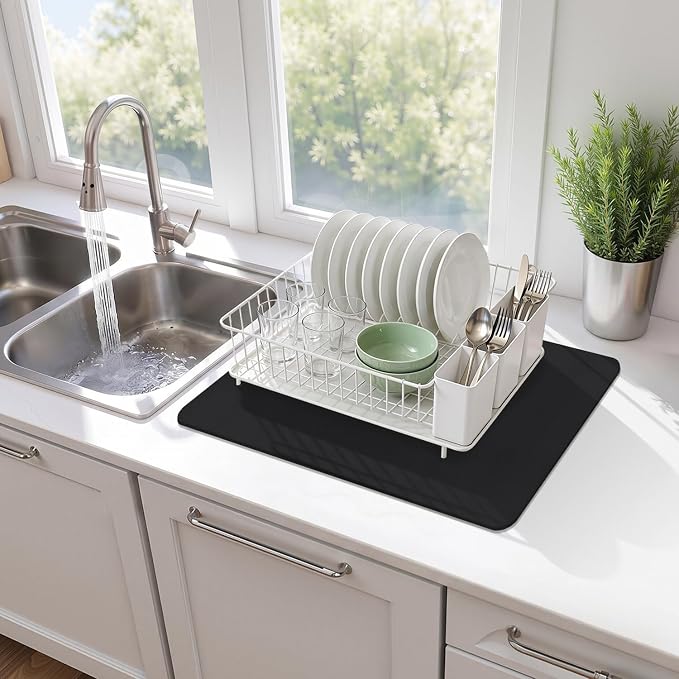Coffee Mat, Absorbent Dish Drying Mat - Image 3