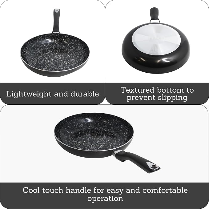 IMUSA 10” Bistro Ceramic Nonstick Fry Pan - Image 2