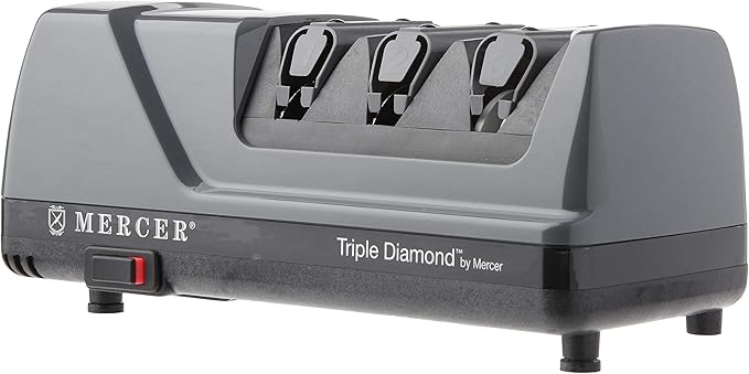 Mercer Culinary Triple Diamond 3 Stage Electric Knife Sharpener by MercerCulinary