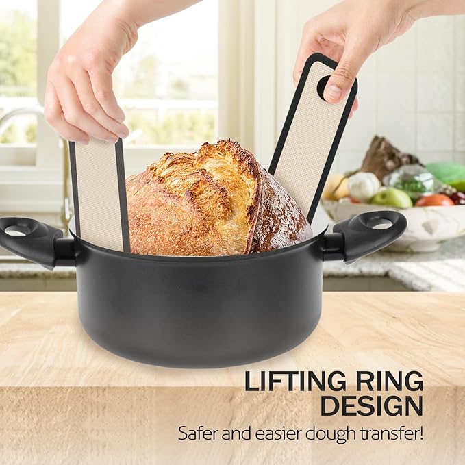Silicone Bread Sling for Dutch Oven, Easy Transfer Sourdough - Image 6