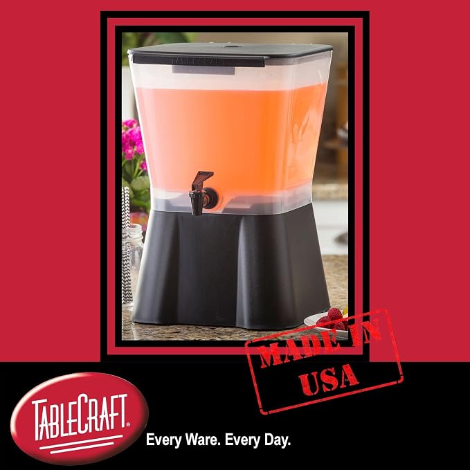Tablecraft 3 Gal Slimline Beverage Dispenser - Image 6