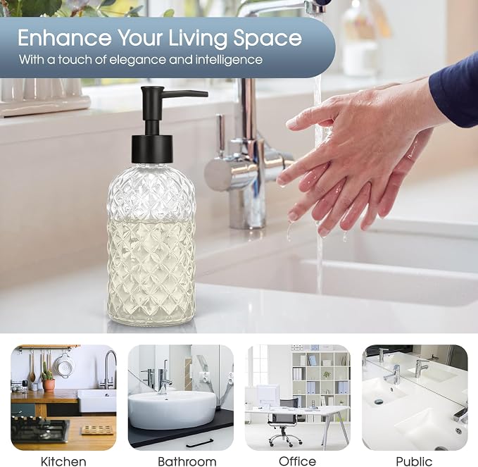 Topsky Gem Glass Soap Dispenser - Image 6