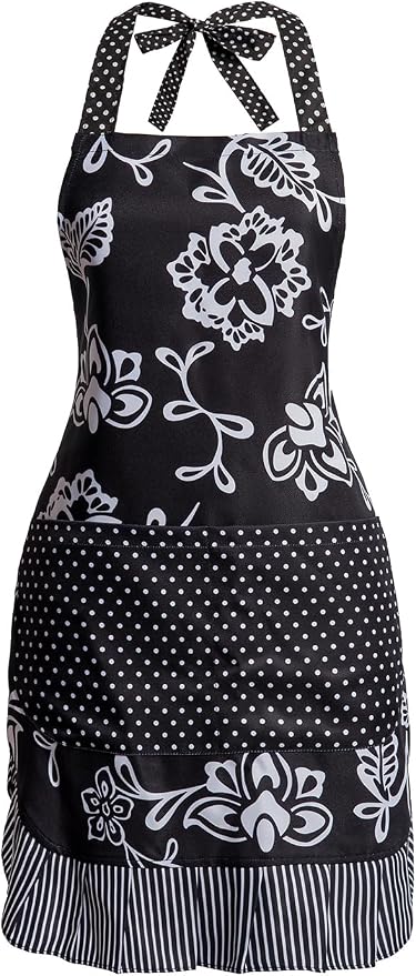 Vintage Floral Apron for Women by AlexVirtue